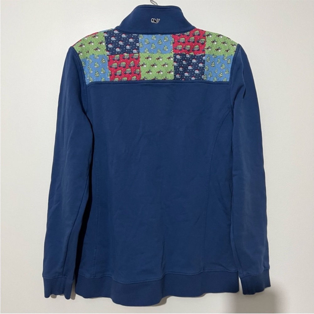 Vineyard Vines- Patchwork Christmas Quarter Zip S… - image 7
